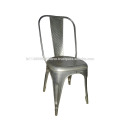 Industrial and Vintage Iron Metal Cello Dining Chair